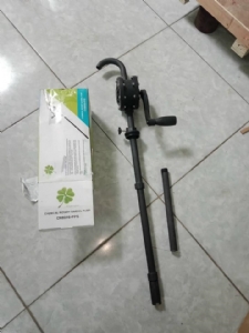 Bơm hoá chất thùng phuy quay tay Nhựa PPS